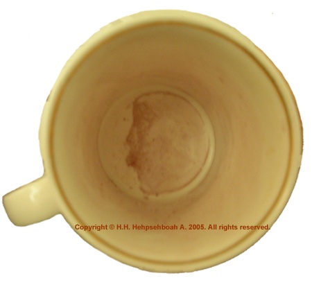 Manifestation - Face of Zarathustra in H.H. Hehpsehboah A.'s cup